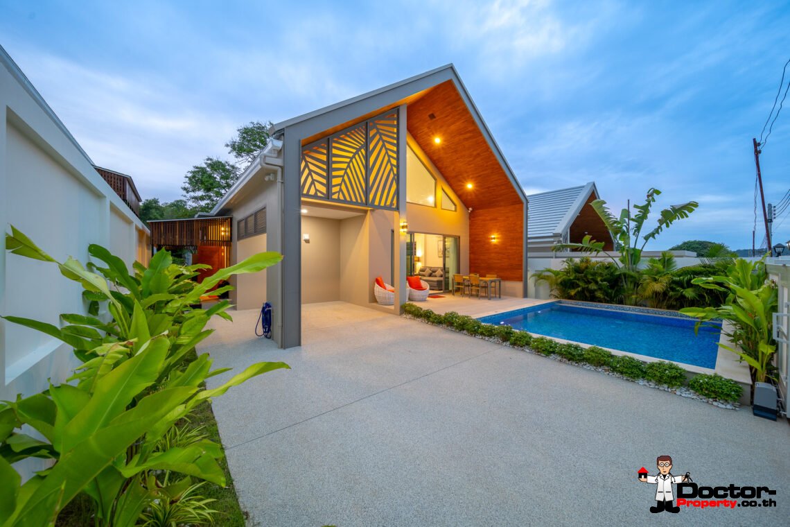 New 3 Bedroom Pool Villa in Chaweng, Koh Samui – For Sale